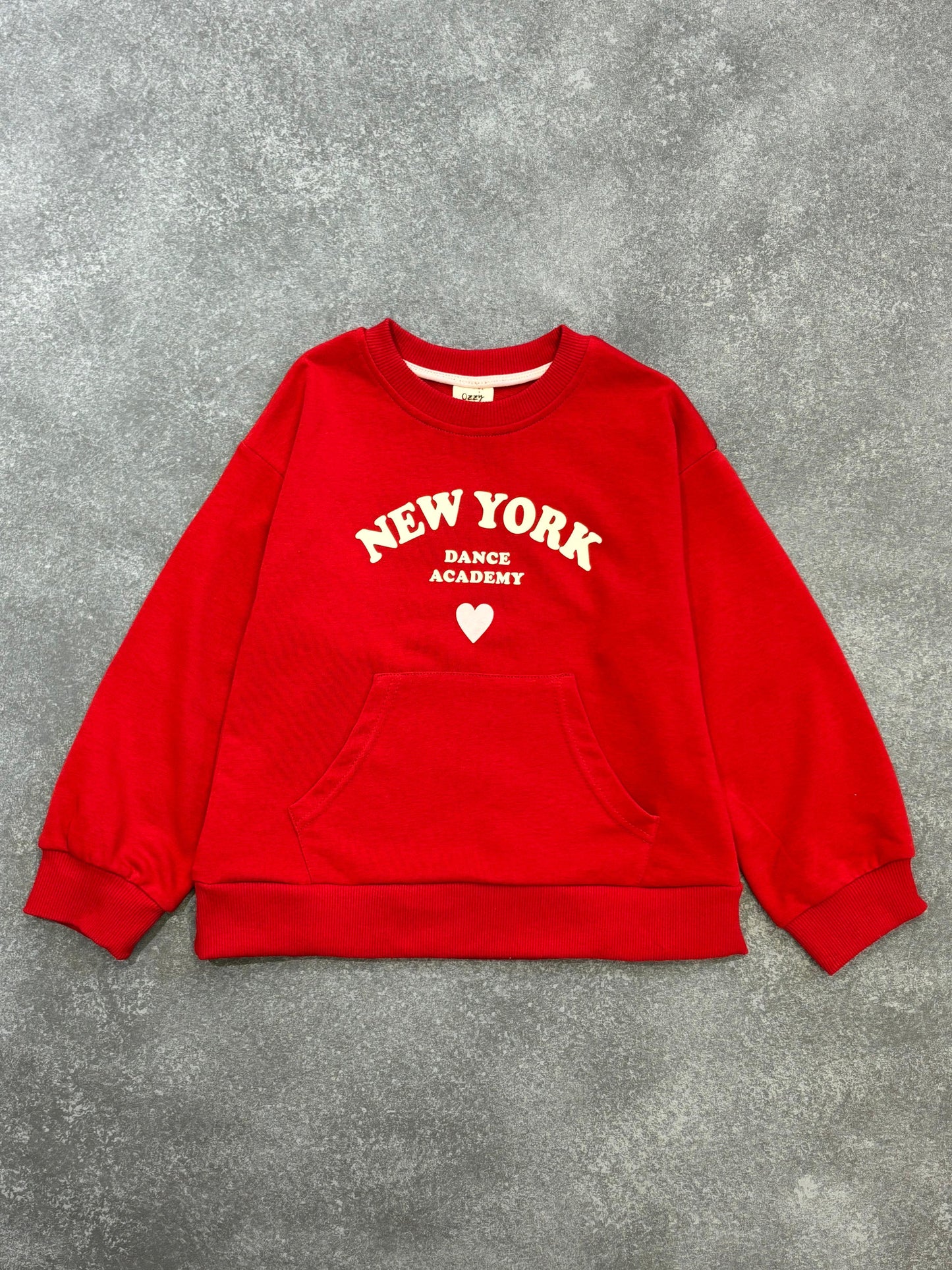 Kız Kırmızı  Çocuk sweat New York