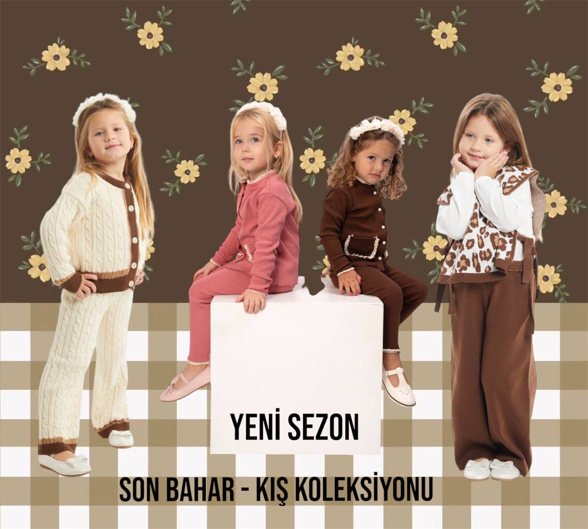 Kız Çocuk Sonbahar Kış Sezonu Koleksiyonu | Yusa Baby Kids